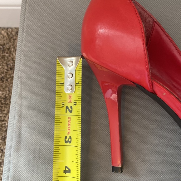 Studio H Red Pointy Toe Heels - Picture 7 of 7